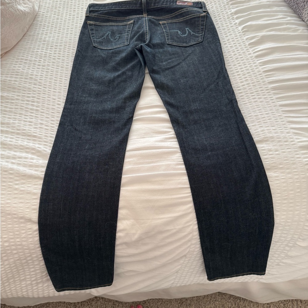 ag Adriano Goldschmied “the stilt” straight leg dark wash jeans size 29R - Picture 9 of 16